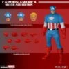 One:12 Collective Marvel Captain America (Silver Age Edition) Action Figure -Science Fiction Toy Store mezco toyz one 12 collective marvel universe captain america silver age edition action figure 31459857825862