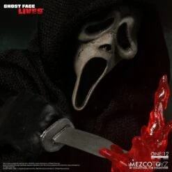 Mezco Toyz One:12 Collective Scream Ghost Face Action Figure -Science Fiction Toy Store mezco toyz one 12 collective scream ghost face action figure 1147361835 1