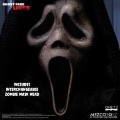 Mezco Toyz One:12 Collective Scream Ghost Face Action Figure -Science Fiction Toy Store mezco toyz one 12 collective scream ghost face action figure 1147361842 1