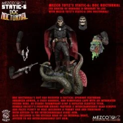 Mezco Toyz Static-6 Rumble Society Doc Nocturnal 1/6 Scale Statue -Science Fiction Toy Store mezco toyz static 6 rumble society doc nocturnal 1 6 scale statue 32738147172422
