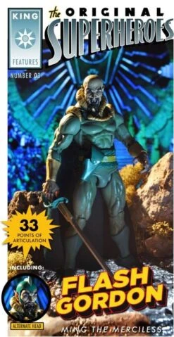 NECA King Features The Original Superheroes Ming The Merciless Action Figure -Science Fiction Toy Store neca king features the original superheroes ming the merciless action figure 29718345416774