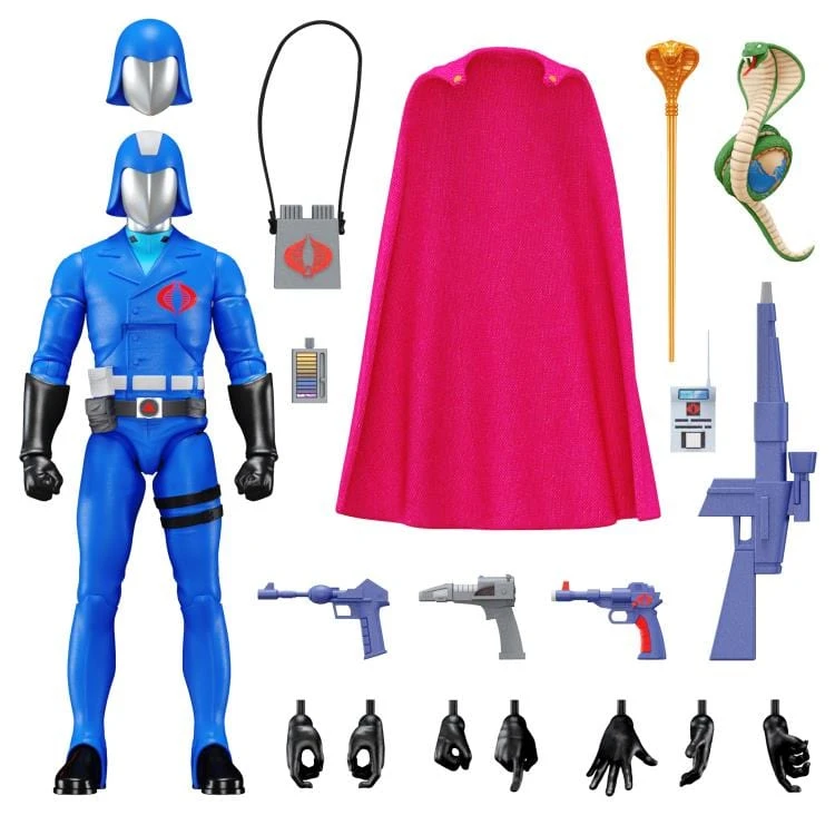 SUPER7 G.I. Joe ULTIMATES! Cobra Commander Action Figure 4 SUPER7 G.I. Joe ULTIMATES! Cobra Commander Action Figure - Image 2